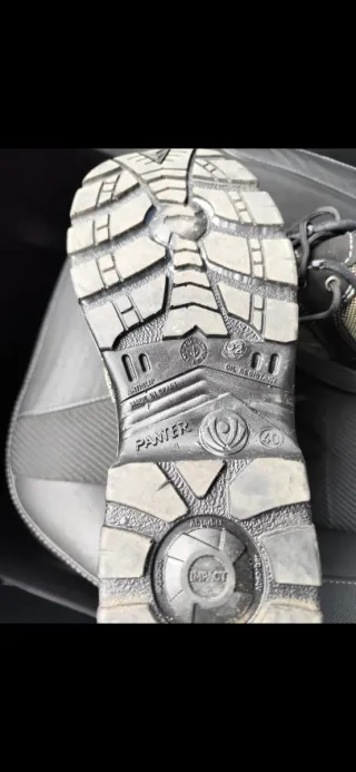 Botas de seguridad ESD negras y grises