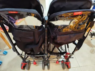 Maclaren Cochecito Doble Negro