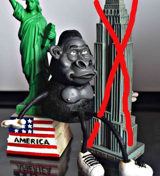 Statuina King Kong di New York, USA