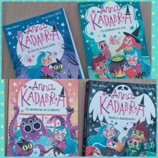 Lote 4 libros Anna kadabra