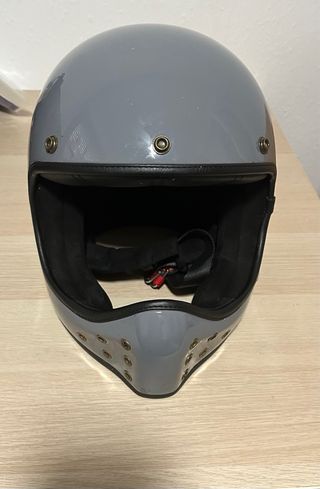 Casco Moto Integral y Gafas