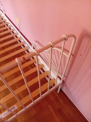 Estructura de cama individual 80cm y somier