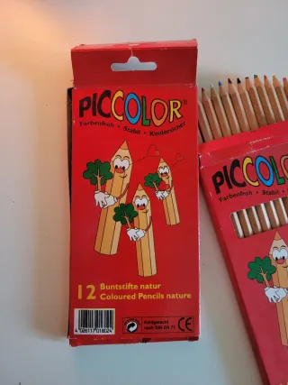 24 matite colorate nuove Piccolor