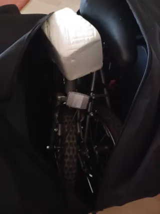 Bici plegable Real Madrid con bolsa de transporte