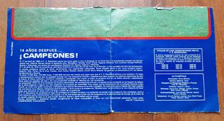 VINILO SINGLE AZUL Y GRANA JUGADORES FC BARCELONA