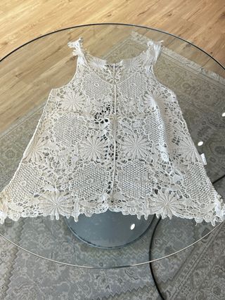 Lote varias camisetas Encaje Blancas Talla Única