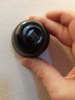 Interruttore a levetta nero