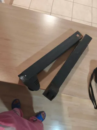 Patas de somier metálicas negras