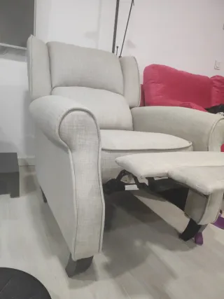 Sofá orejero Banak Importa beige