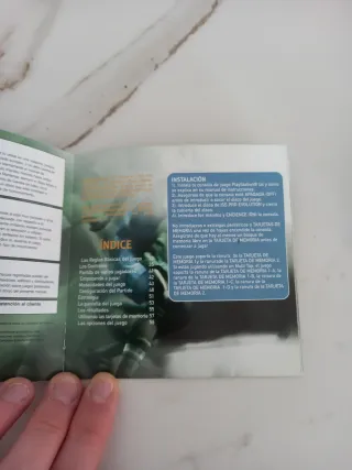 Librito PlayStation ISS Pro Evolution