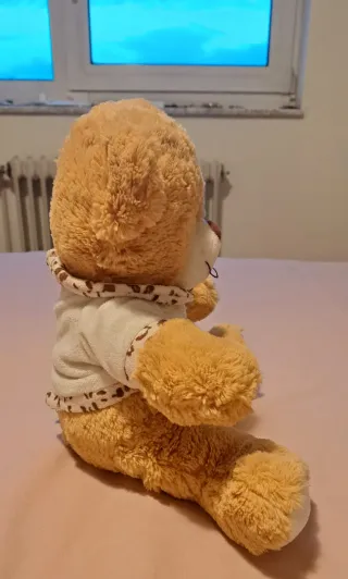 Orso di peluche marrone con maglietta