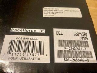 SONY PS3 40GB CECHG04 "RACEHORSE" completa