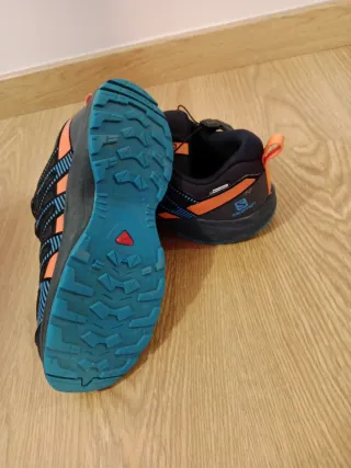 Zapatillas Salomon Monte Niños Azul Naranja