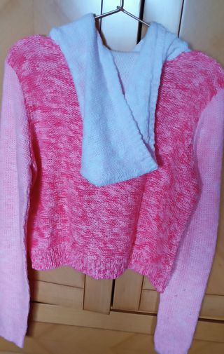 Chaqueta Hollister Mujer Rosa claro y rosa intenso