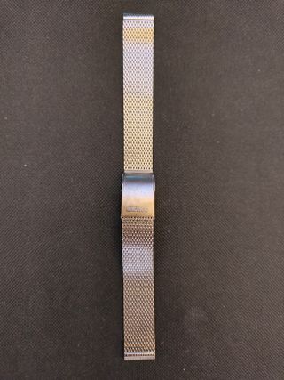 Brazalete Seiko Milanesa 13.5mm Plateado