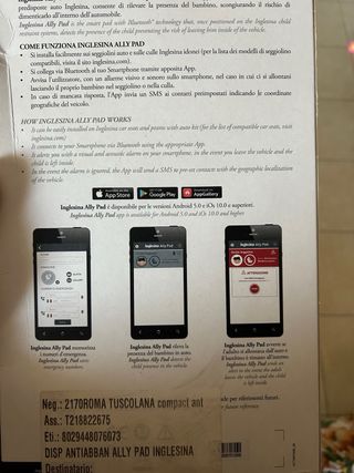 Inglesina Ally Pad Dispositivo Anti-abbandono