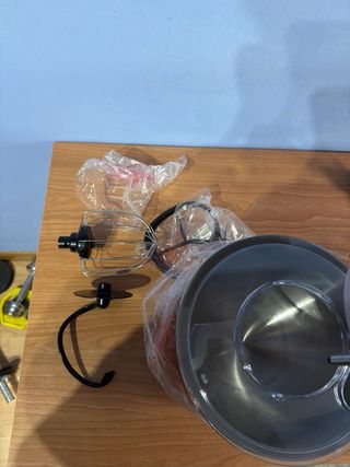 Amasadora Rosa Metálica