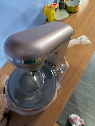 Amasadora Rosa Metálica