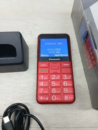 Teléfono Móvil Panasonic KX-TU155EXRN Rojo