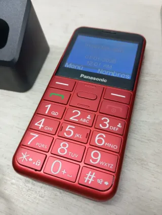 Teléfono Móvil Panasonic KX-TU155EXRN Rojo