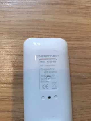 2 Motor persiana tubular A-OK con mando