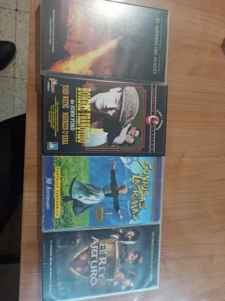 Lote 4 Películas VHS: El Imperio del Fuego, El Hom