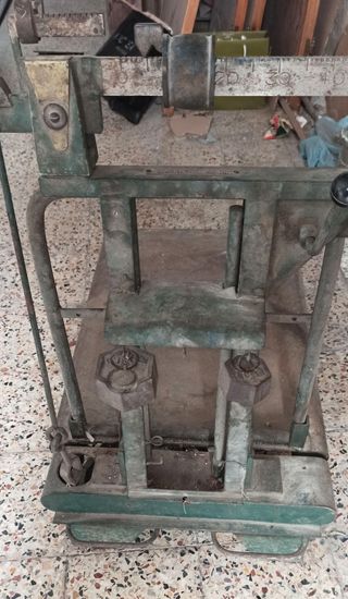 Antica bilancia bascula da terra 50 kg Vintage