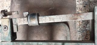 Antica bilancia bascula da terra 50 kg Vintage