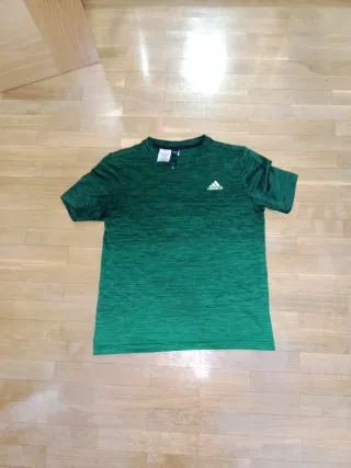 Camiseta Adidas verde niño