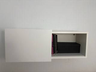 Estantería Ikea Eket Blanca con Puerta Corredera