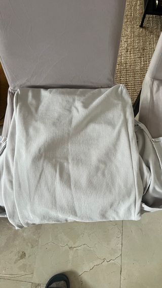 Sillas de comedor de tela (4 unidades)