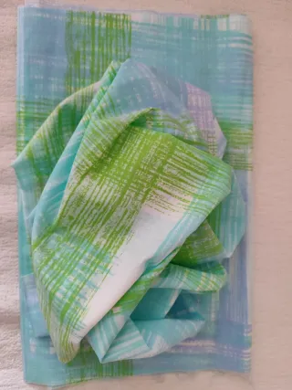 Conjunto Retales vintage turquesa