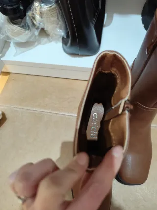 Botas marrones con tacón