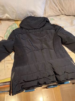 Cazadora Zara Mujer Negra