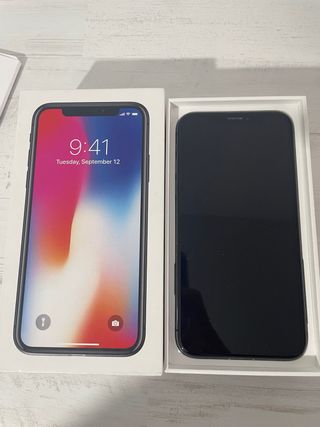 iPhone X 64GB para piezas (no enciende)