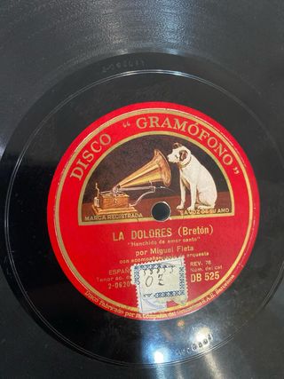 Miguel Fleta lote discos de pizarra