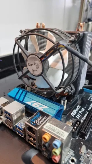 Placa base, procesador y Ram