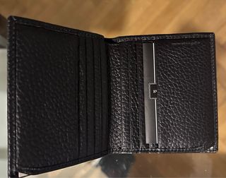 Cartera Ermenegildo Zegna Negra Piel Texturizada
