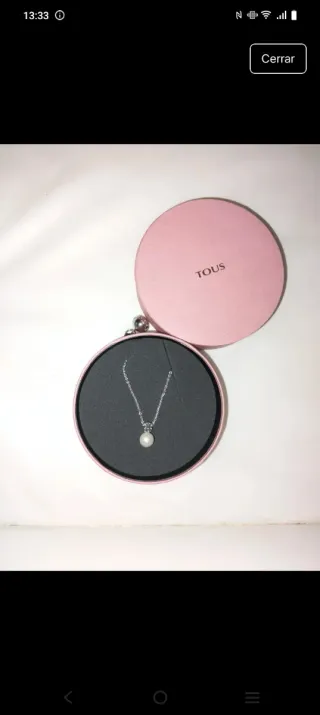 Collar Tous Plata Perla