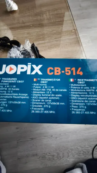 Walkie Jopix CB-514 Negro