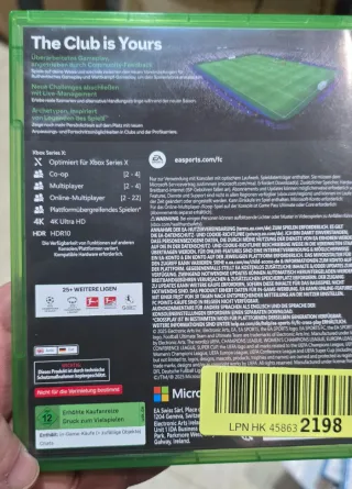 FC 26 XBOX ONE / SERIES X PAL Alemán