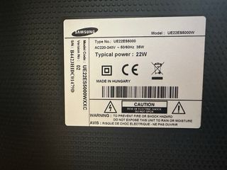 Televisor Samsung 22 Negro