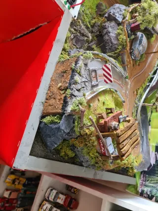 Maqueta Slot Madera Scalextric