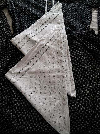 Traje casera florecitas T.40-42