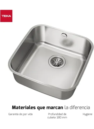 TEKA Fregadero Bajo Encimera 1 Seno