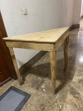Mueble esquinero . esquinera antigua . consola .
