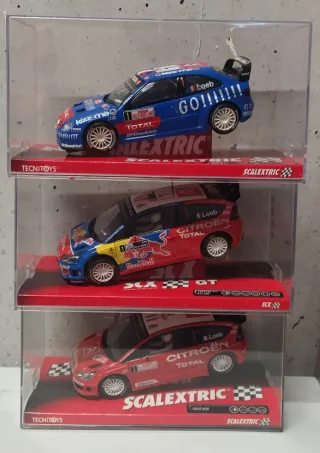 Pack 3 Coches Scalextric Loeb