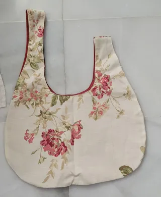 Bolso de tela floral