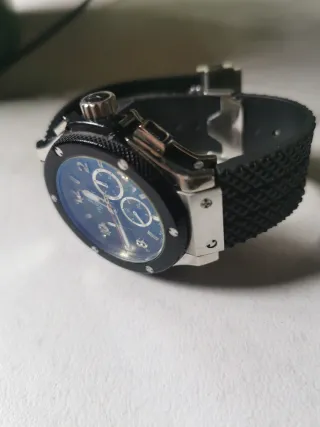 Reloj Hublot Negro y Dorado Hombre