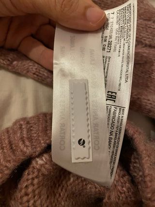 Jersey cuello alto niña talla 116